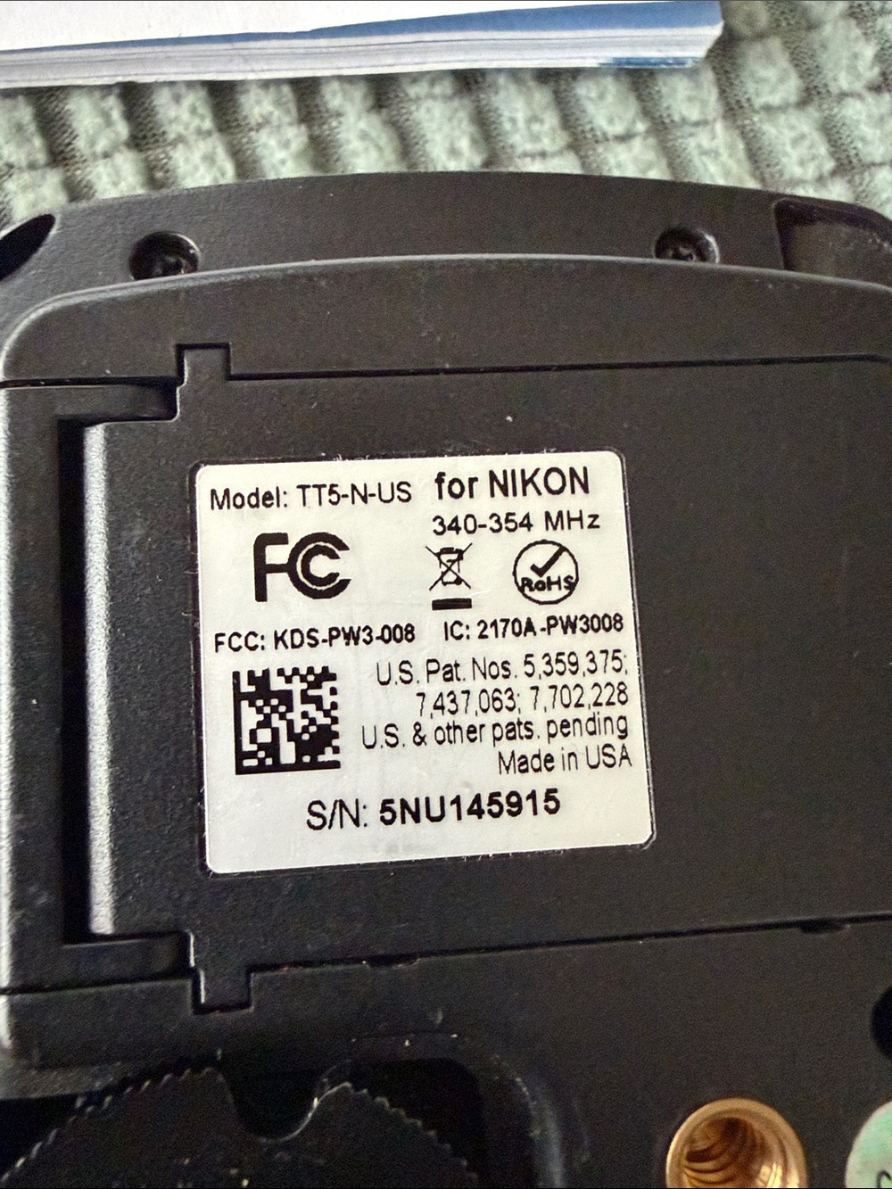 PocketWizard FlexTT5 ans T1 mini - Nikon - Picture 3 of 6